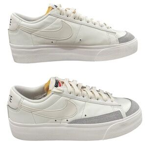 Nike Women’s Blazer Low Platform Sail/Black Shoes Size 7.5 Used